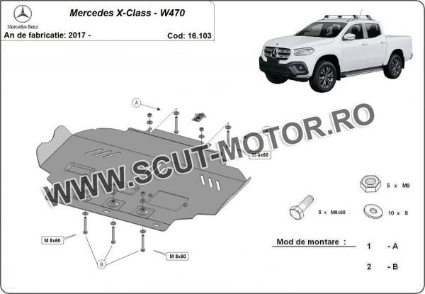 Scut motor Mercedes X-Class  3