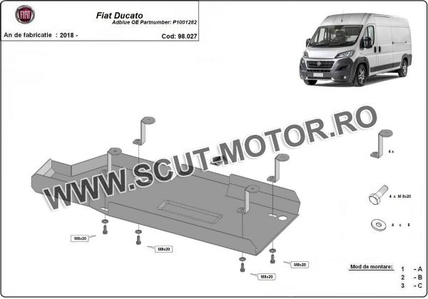 Scut rezervor AdBlue Fiat Ducato 3