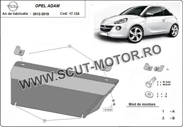Scut motor Opel Adam 3