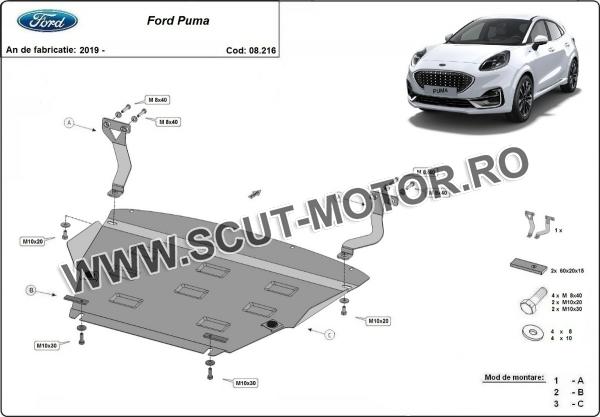 Scut motor Ford Puma 3