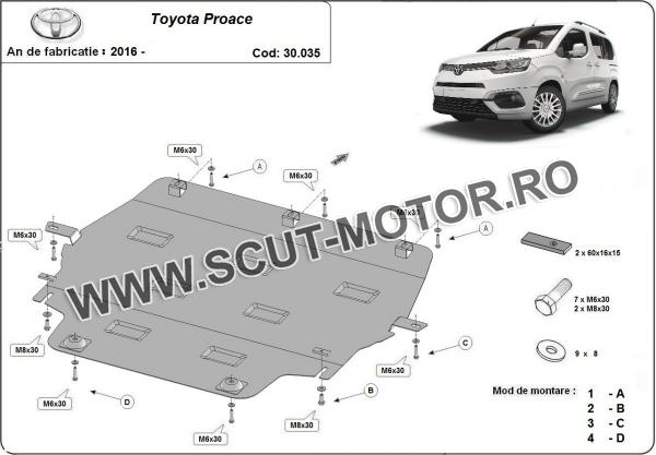 Scut Motor Toyota Proace 3