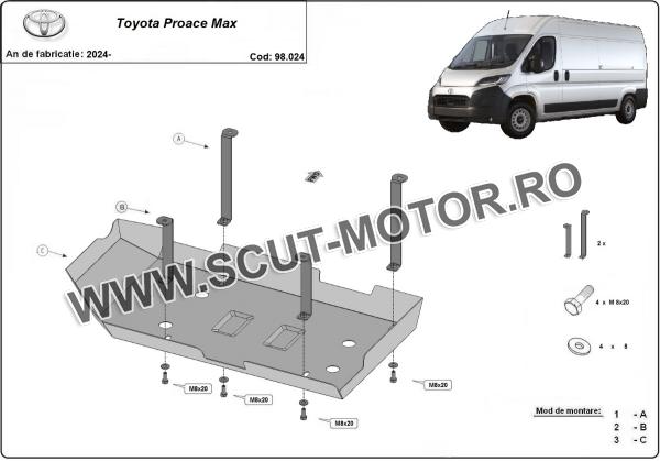 Scut rezervor AdBlue Toyota Proace Max 3