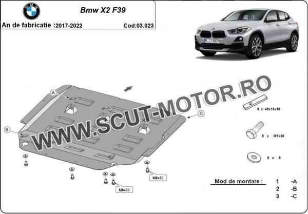 Scut motor BMW X2 F39 3