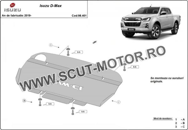 Scut radiator Isuzu D-Max 3