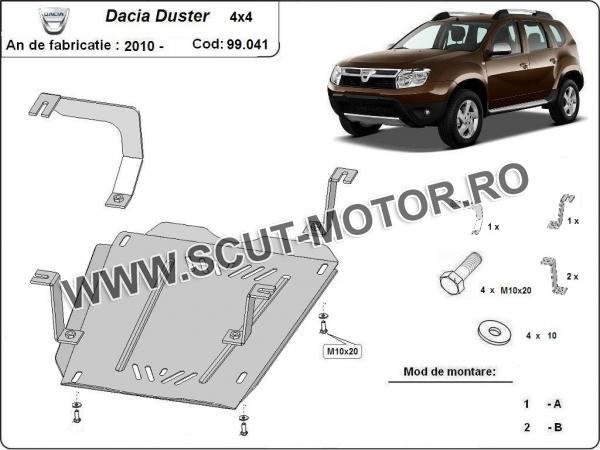 Scut rezervor din aluminiu Dacia Duster 3