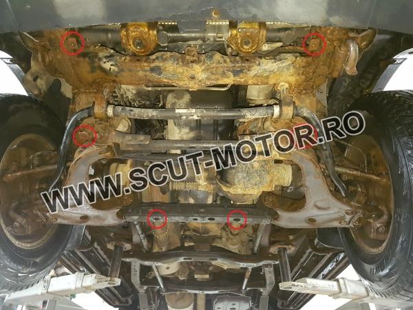 Scut motor și radiator Mitsubishi Pajero Sport 1 6