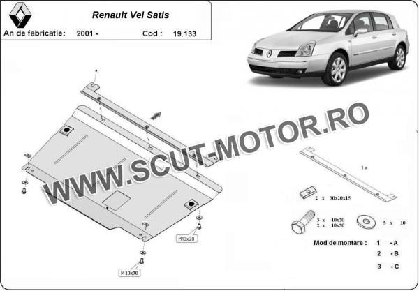 Scut motor Renault Vels Satis 3