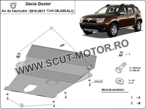 Scut motor din aluminiu Dacia Duster 3
