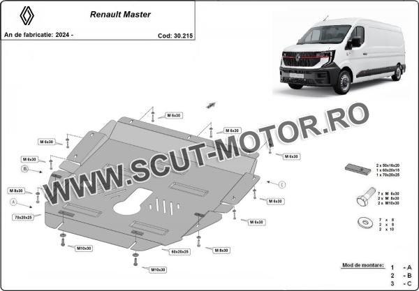 Scut motor Renault Master 3