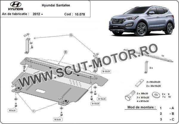 Scut motor Hyundai Santa Fe 3
