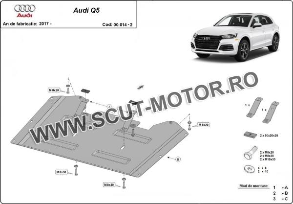 Scut reductor metalic Audi Q5  3