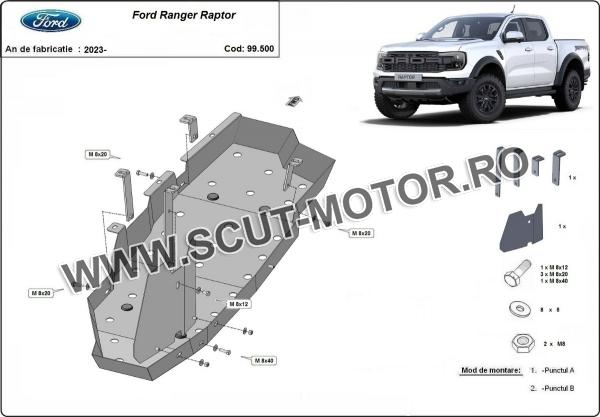 Scut rezervor combustibil Ford Ranger Raptor 3