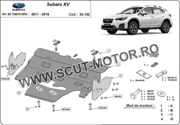 Scut motor metalic Subaru XV 3