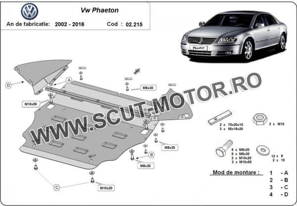 Scut motor Volkswagen Phaeton 3