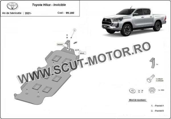 Scut rezervor Toyota Hilux Invincible 3