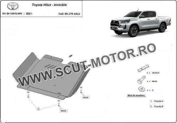 Scut cutie de viteză din aluminiu Toyota Hilux Invincible 3