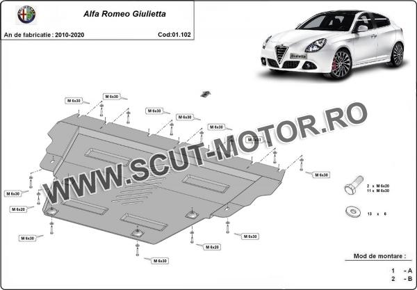Scut motor Alfa Romeo Giulietta 3