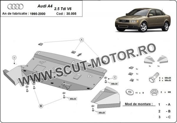 Scut motor Audi A4 B5 3