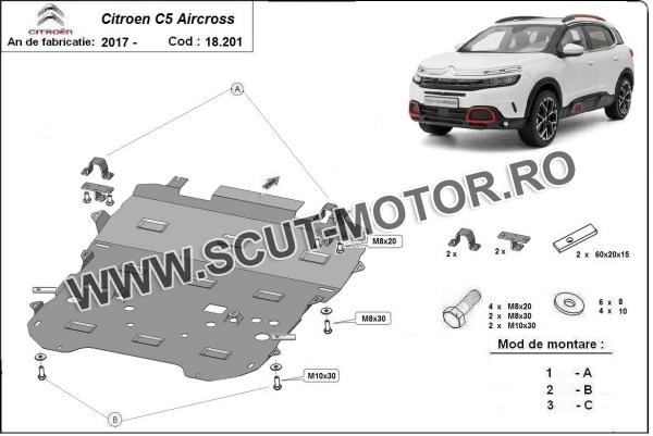 Scut motor Citroen C5 Aircross  3