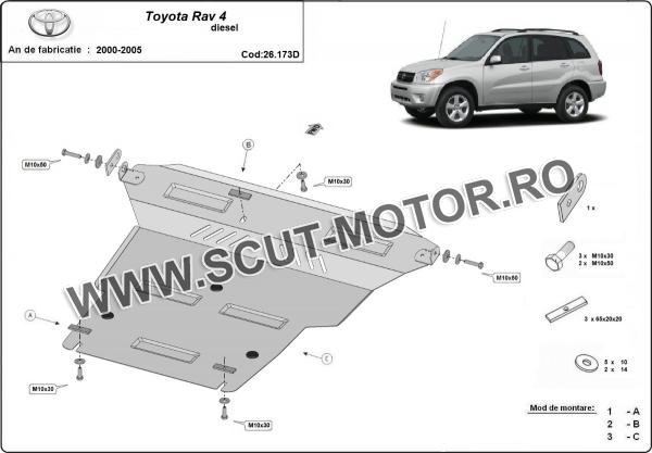 Scut motor Toyota Rav4 Diesel 3