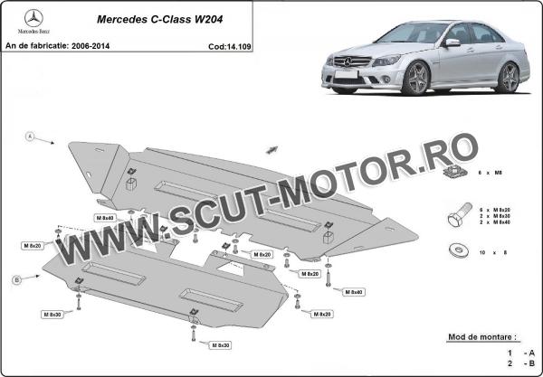 Scut motor Mercedes C-Class W204 3