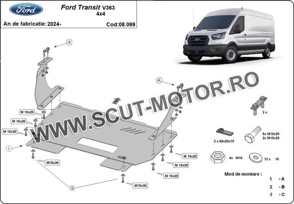 Scut motor Ford Transit V363 4x4 3
