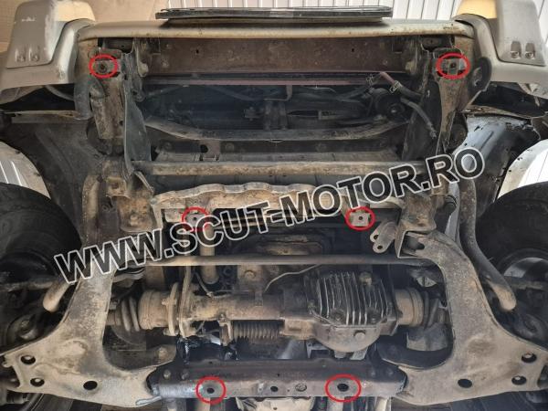 Scut motor și radiator Mitsubishi Pajero 3 (V60, V70) 4