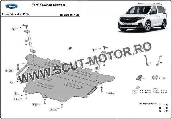 Scut motor din aluminiu Ford Tourneo Connect 3