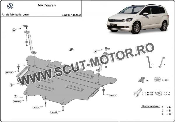 Scut motor din aluminiu Volkswagen Touran 3