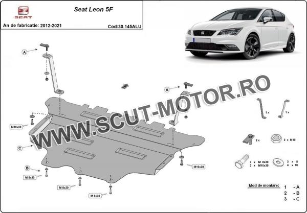 Scut motor din aluminiu Seat Leon 5F 3
