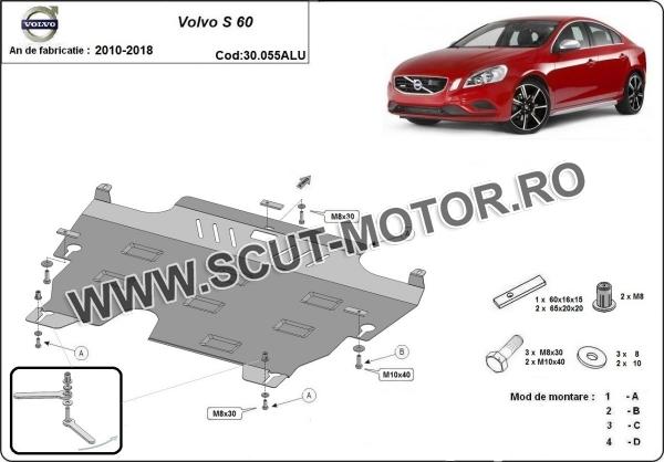Scut motor și cutie de viteză din aluminiu Volvo S60 3
