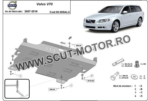 Scut motor din aluminiu Volvo V70 3