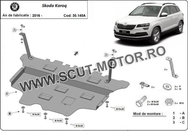 Scut motor Skoda Karoq - cutie de viteză automată 3