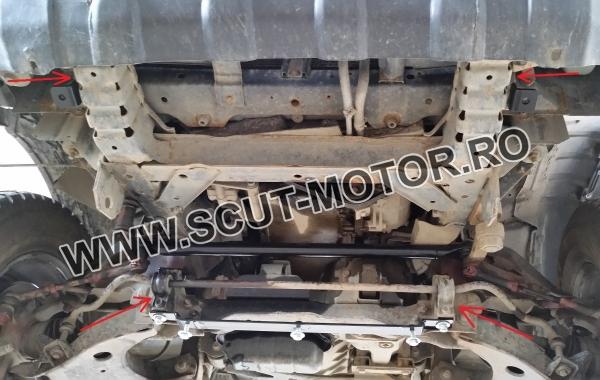 Scut motor şi radiator Nissan Navara D22 5