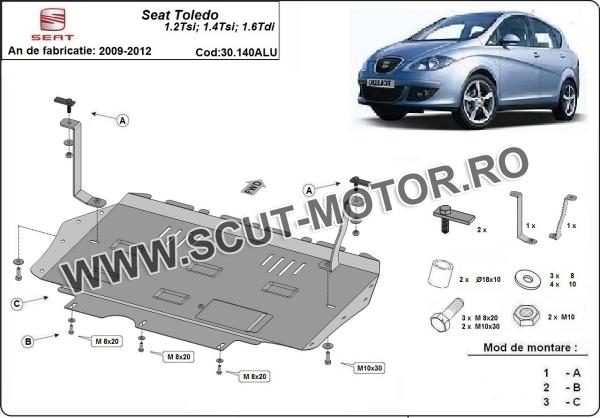 Scut motor din aluminiu Seat Toledo 3 3
