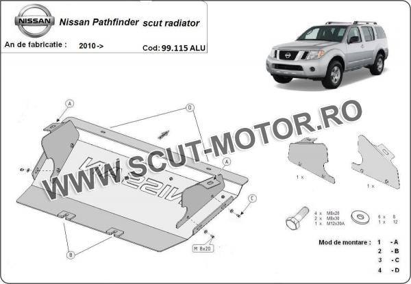 Scut radiator din aluminiu Nissan Pathfinder  3