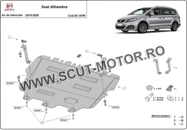 Scut motor Seat Alhambra - cu Webasto 2