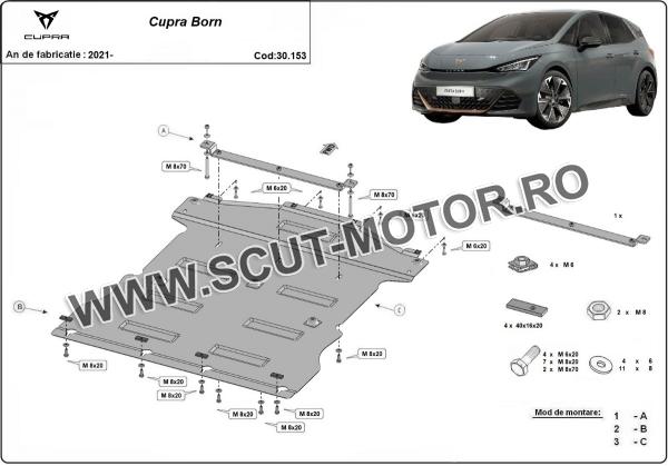 Scut motor Cupra Born 2