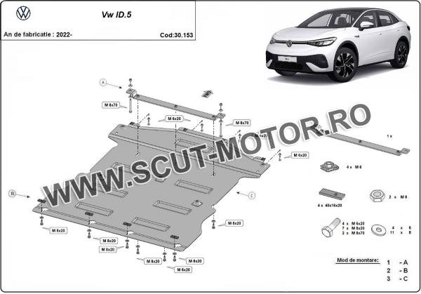 Scut motor Volkswagen ID 5 3