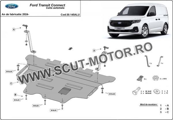 Scut motor din aluminiu Ford Transit Connect 2