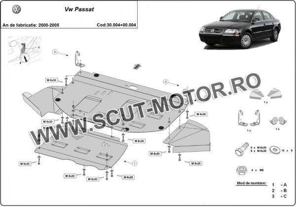 Set de Scuturi  VW Passat B5.5 2