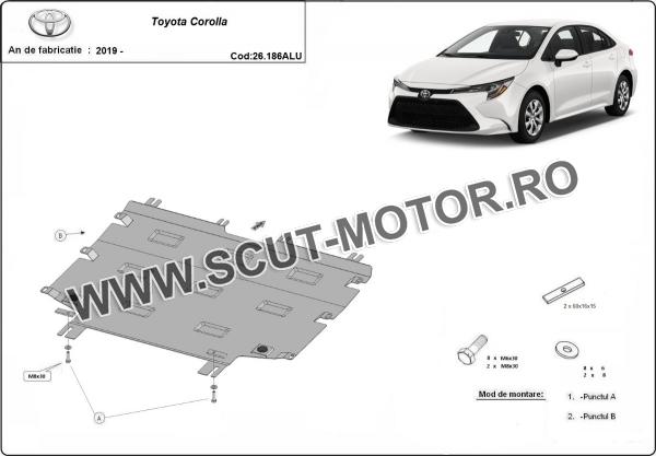Scut motor din aluminiu  Toyota Corolla 3