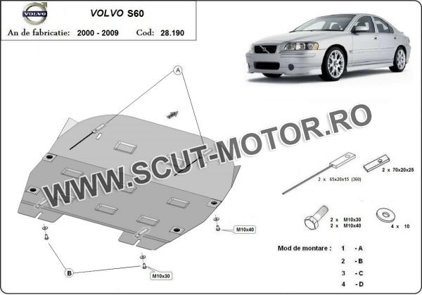 Scut motor Volvo S60 3