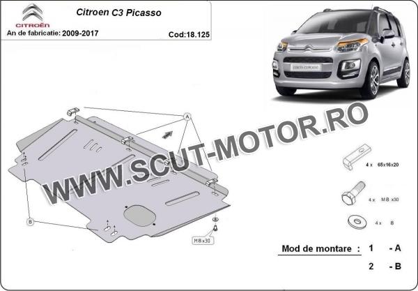 Scut motor Citroen C3 Picasso 3