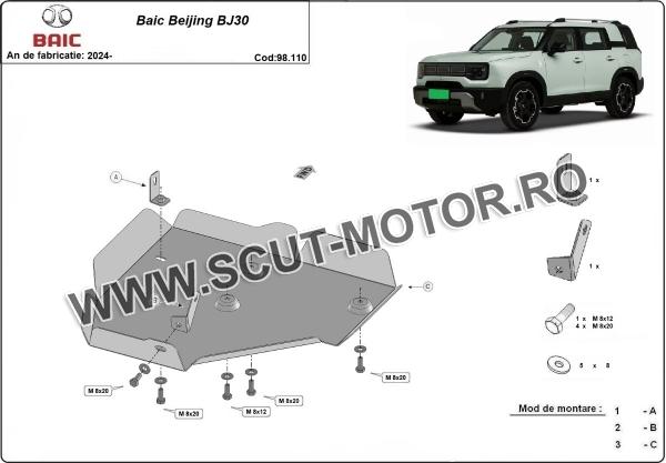 Scut diferențial spate Baic Beijing BJ30  3