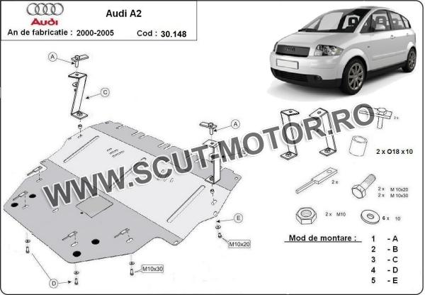 Scut motor Audi A2 3
