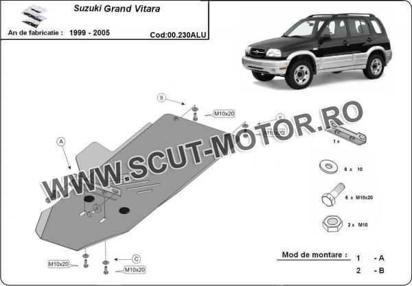 Scut cutie de viteză din aluminiu Suzuki Grand Vitara  2