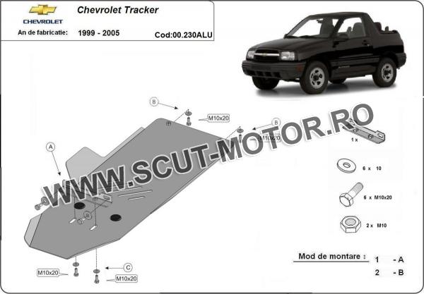 Scut cutie de viteză din aluminiu Chevrolet Tracker 3