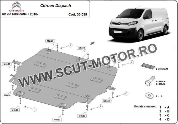 Scut motor Citroen Dispatch 3
