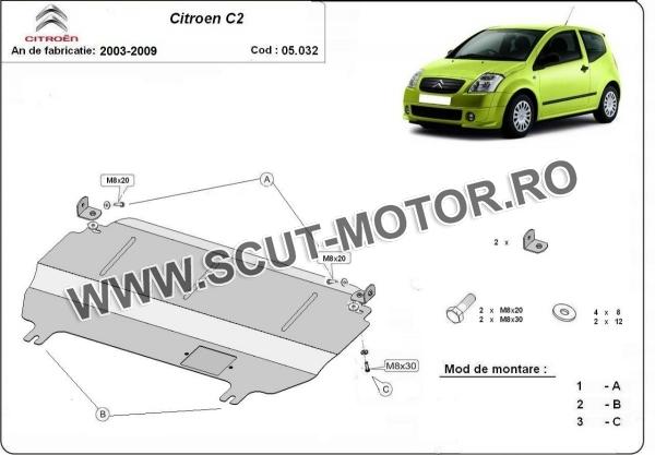 Scut motor Citroen C2 3